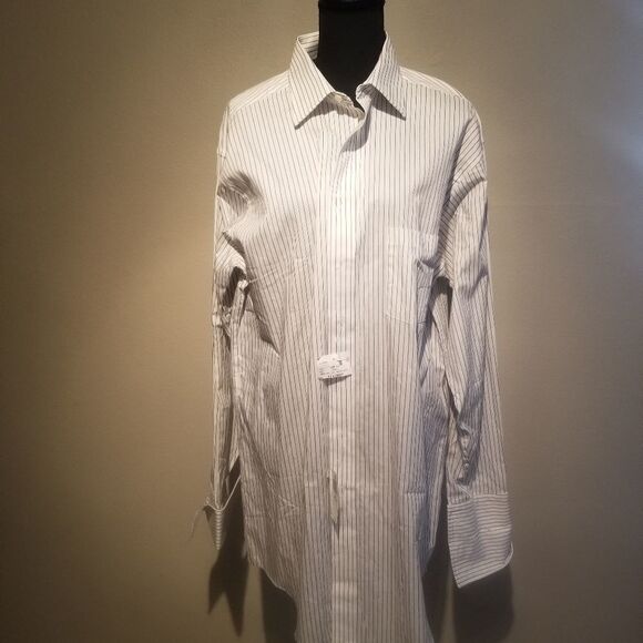 DONALD J TRUMP SIGNATURE SERIES DRESS SHIRT TALL REGULAR NEW WITH TAGS b13 - Picture 8 of 8